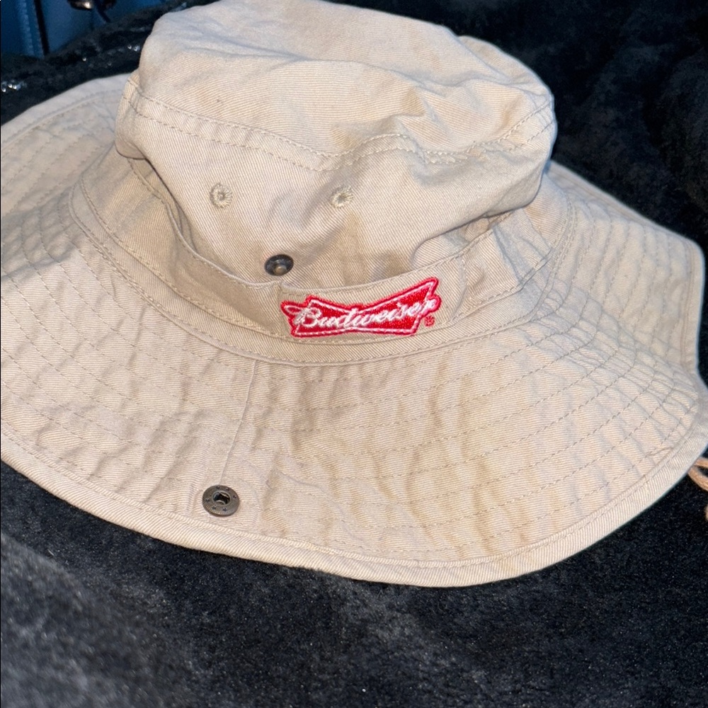 Budweiser Beige Bucket Hat